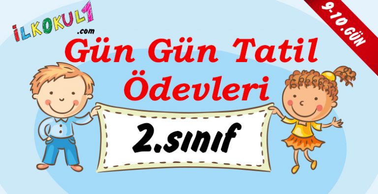 2016-2017 2. Sınıf Gün Gün 1. Dönem Tatil Ödevleri (9-10. GÜN)