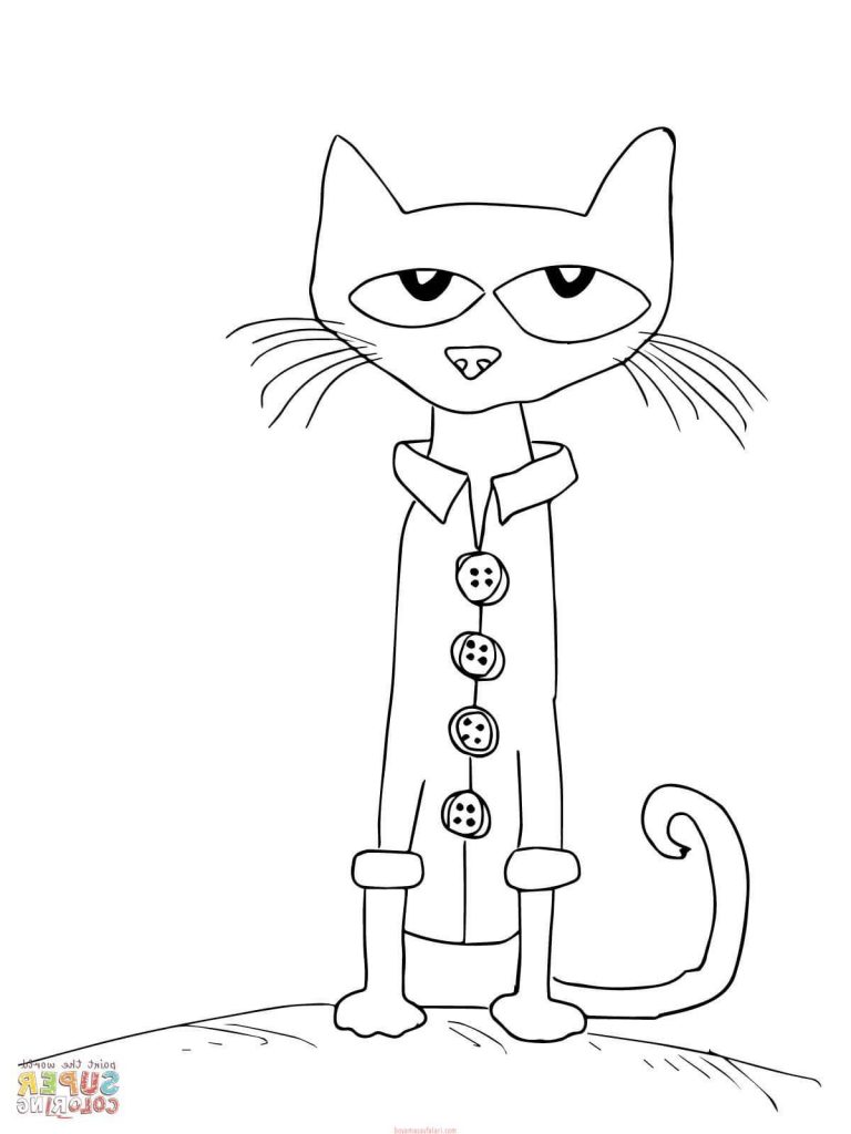 Kedi Boyama, Kedi Şablonları Sınıf Öğretmenleri İçin Ücretsiz Özgün