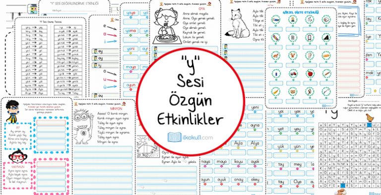 Dik Temel Harfler Y Sesi Etkinlikleri