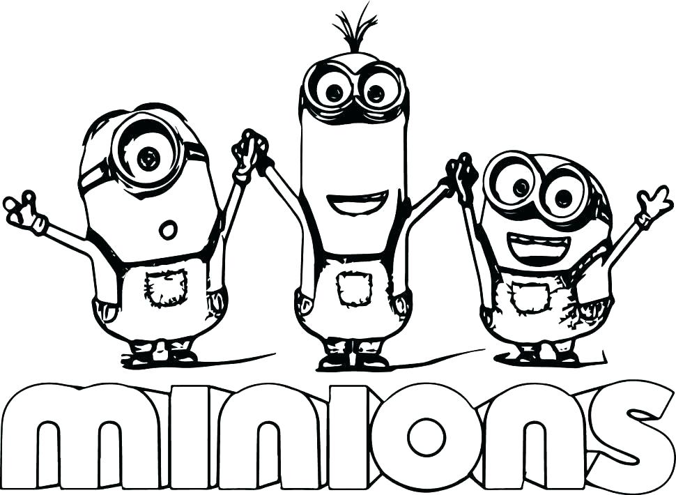 despicable me 2 evil minions drawing