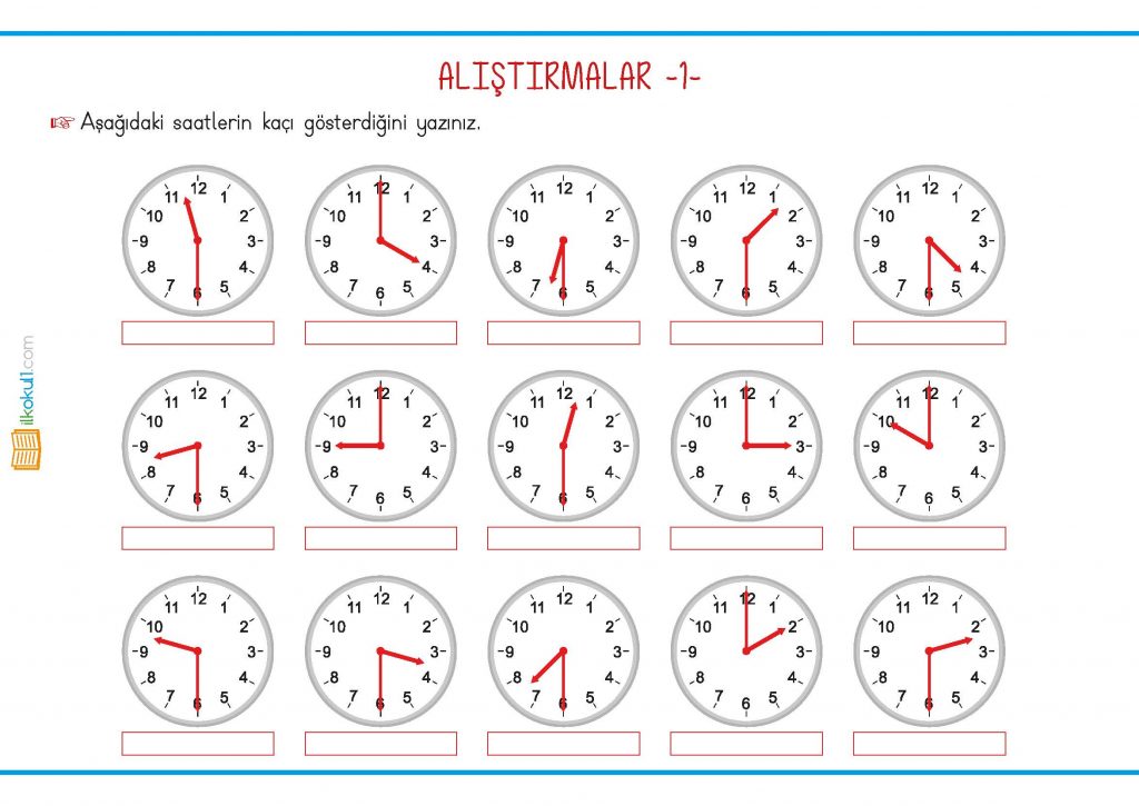 1. SINIFLAR SAATLER KONU ANLATIMI VE ETKİNLİKLER -1- – Sınıf ...