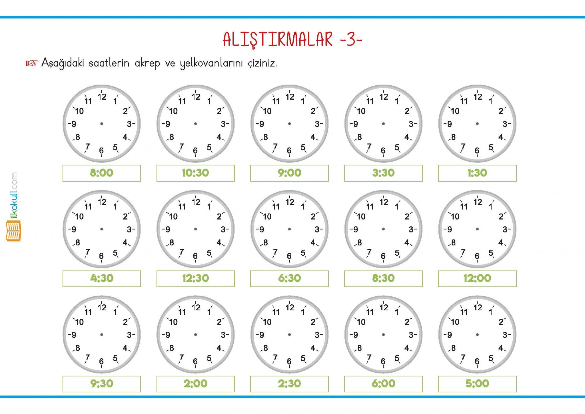 1. SINIFLAR SAATLER KONU ANLATIMI VE ETKİNLİKLER -1- – Sınıf ...