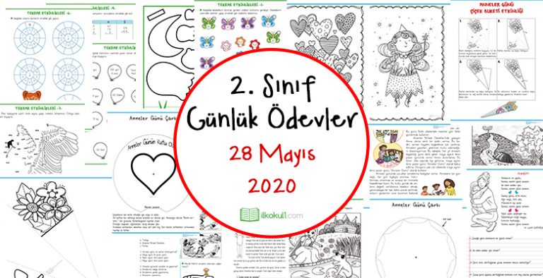 2. Sınıf Günlük Ödevler -28.05.2020-