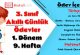 3. Sınıf Günlük Ödevler 1. Dönem 9. Hafta