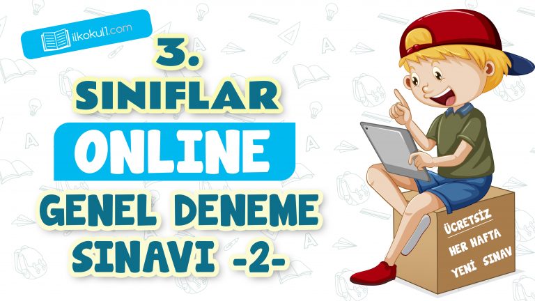 3. Sınıflar -Genel Değerlendirme Testi 2-