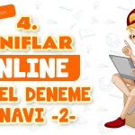 4. Sınıflar -Genel Değerlendirme Testi 2-