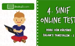 4. SINIF DİN KÜLTÜRÜ İSLAM’I TANIYALIM – 1