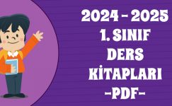 2024-2025 1. SINIF DERS KİTAPLARI PDF