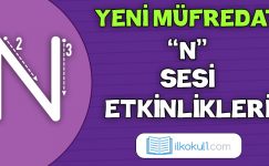 2024-2025 Yeni Müfredat -N Sesi Etkinlikleri-