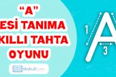 “A” Sesi Tanıma Akıllı Tahta Oyunu