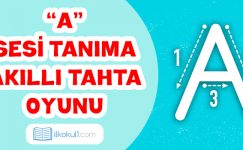 “A” Sesi Tanıma Akıllı Tahta Oyunu