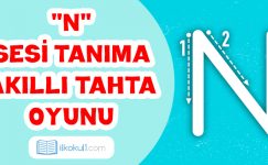 “N” Sesi Tanıma Akıllı Tahta Oyunu