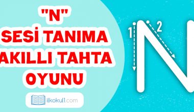 “N” Sesi Tanıma Akıllı Tahta Oyunu