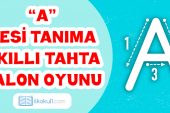 “A” Sesi Tanıma Akıllı Tahta Balon Patlatma Oyunu