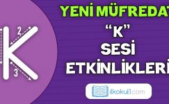 2024-2025 Yeni Müfredat -K Sesi Etkinlikleri-