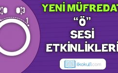 2024-2025 Yeni Müfredat -Ö Sesi Etkinlikleri-