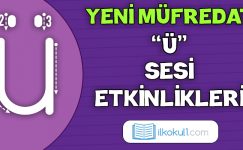 2024-2025 Yeni Müfredat -Ü Sesi Etkinlikleri-