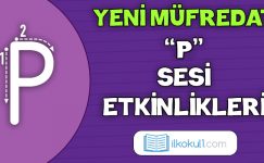 2024-2025 Yeni Müfredat -P Sesi Etkinlikleri-