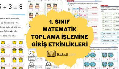 1. Sınıf Toplama İşlemine Giriş Etkinlikleri