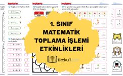 1. Sınıf “Toplama İşlemi Etkinlikleri”